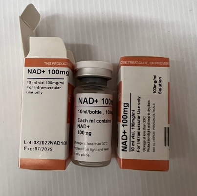 Dinucleótido de adenina de niconamida de las inyecciones del frasco de NAD+ 100mg 10ml