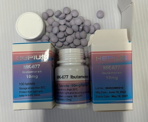 El laboratorio proporciona las tabletas 10mg/tab, 100tabs/bottle de Ibutamoren Mesylate/MK-677/de M7/de MK677 Sarms con precio competitivo