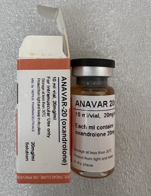 Nueva llegada Aceite amarillo acabado para inyección Anabolicas Oxandrolona / Anavar 20 mg/ ml
