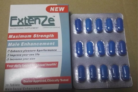 Blue Extenze Male Enhancement Nutritional Supplement Sex Pills for Male