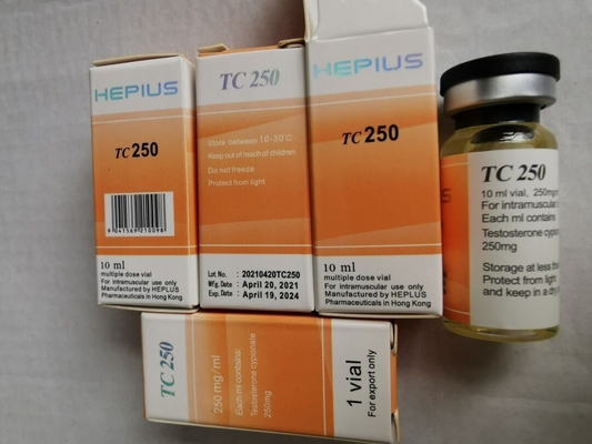 Modifique los ees del levantamiento de pesas para requisitos particulares del aceite 20ml/vial engrasa de alta calidad de Cypionat de la testosterona acabada para el músculo humano del aumento