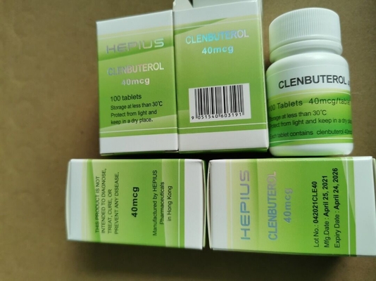 Lowest Price Clenbuterol 40mcg For Strong Muscle From Steroid Real Manufacturer with Guaranteed Quality