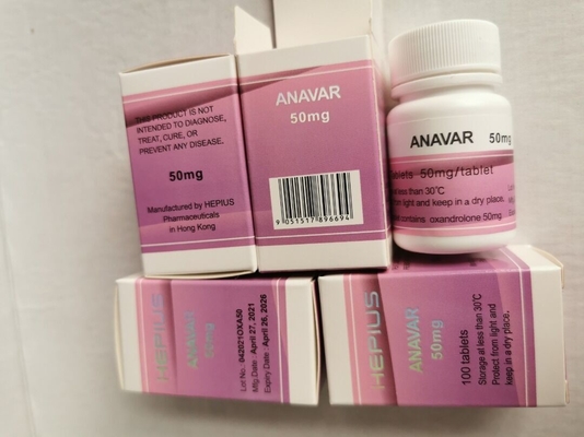 Oral Anabolic s píldoras de Anavar Oxandrolona Tabletas en 10mg 25mg,50mg y 100 tabletas por botella con la mejor calidad